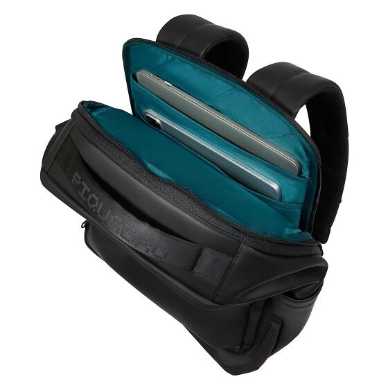 Piquadro Corner Dagrugzak RFID-bescherming 43 cm Laptop compartiment