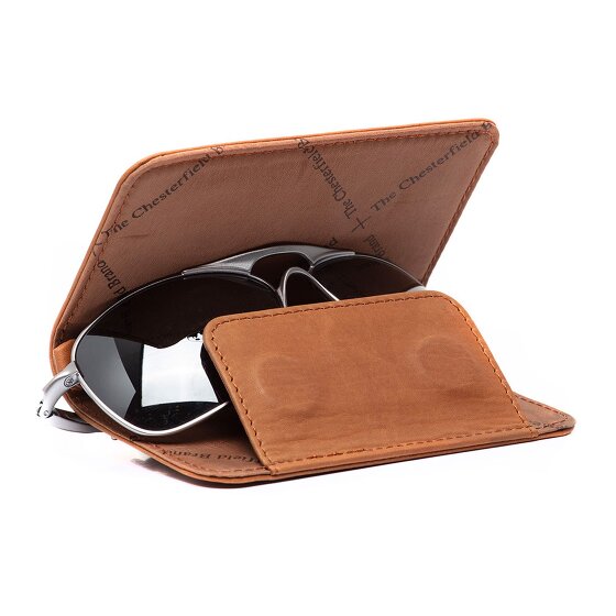 The Chesterfield Brand Maplewood Brillenkoker Leer 3 cm