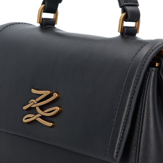 Karl Lagerfeld Autograph Handtas Leer 24 cm Karl Lagerfeld Autograph Handtas Leer 24 cm