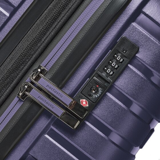 Pactastic Collection 04 THE LARGE + 4 wielen Trolley L 75 cm met uitbreidingsplooi