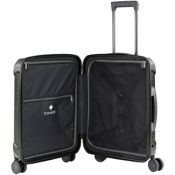 Travelite Millennium 4 wielen Cabinewagen 55 cm