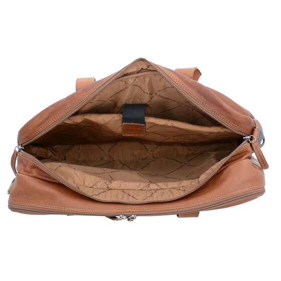 The Chesterfield Brand Wax Pull Up Koffer Leer 44 cm Laptop compartiment
