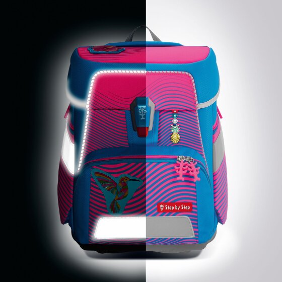 Step by Step Space Neon Schooltas set 5-delig