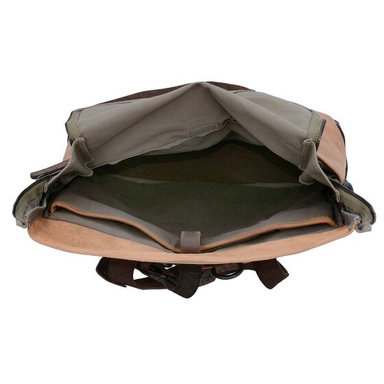 Harold's Twister aktetas met rugzakfunctie leer 34 cm laptopvak