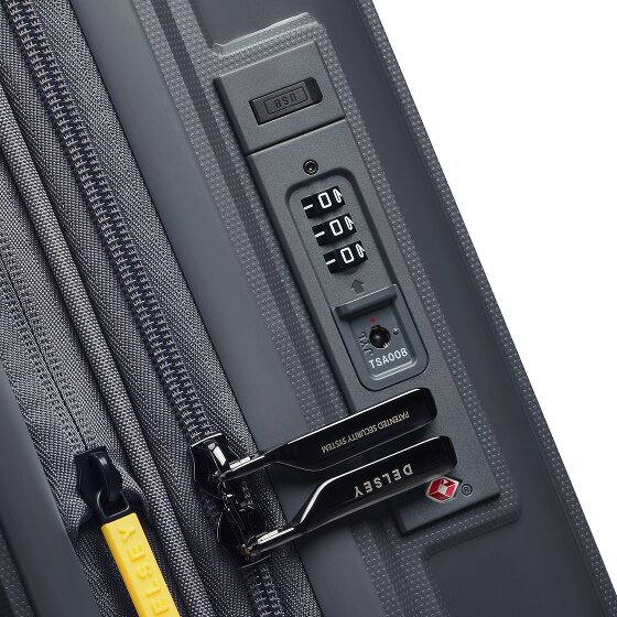 Delsey Paris Lutece 4 wielen Cabinewagen 55 cm met uitbreidingsplooi