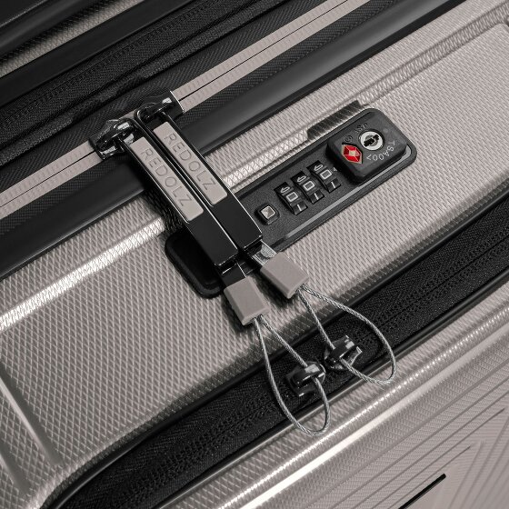 Redolz Essentials 14 4 wielen Cabinewagen S 55 cm Laptop compartiment met uitbreidingsplooi