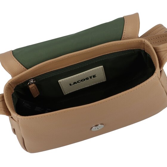 Lacoste City Court Schoudertas Leer 22 cm