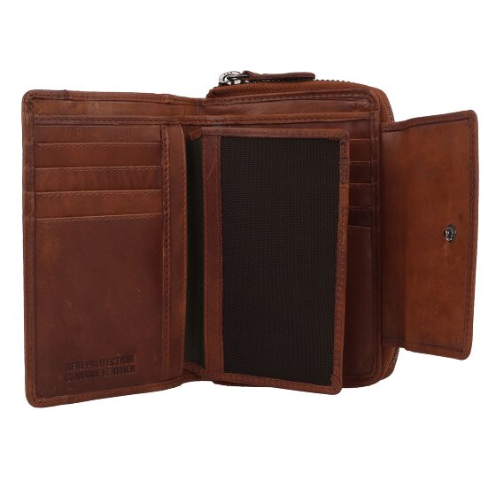Greenburry Newport Portemonnee RFID-bescherming Leer 14 cm