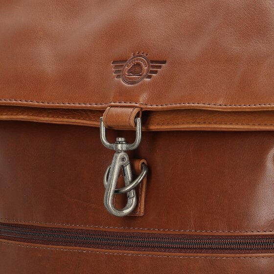 Greenburry Vintage Dagrugzak Leder 43 cm Laptopvak