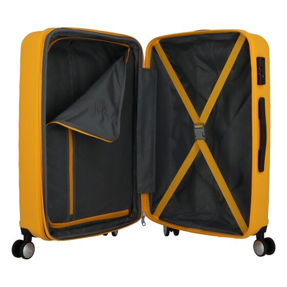 American Tourister Summer Square 4 wielen Kofferset 3-delig met uitbreidingsplooi