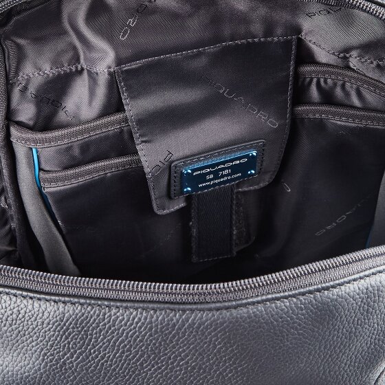 Piquadro Dagrugzak Leder 39 cm Laptopvak