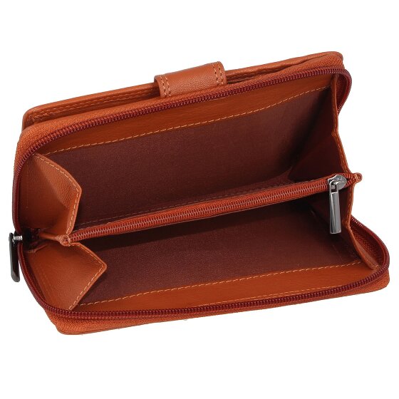 mano Donna Giulia Leren Portemonnee 10,5 cm