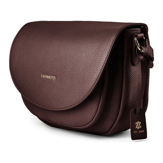 Lazarotti Bologna Leather Crossbody tas Leder 25.5 cm