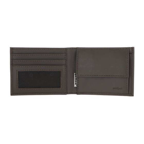 oxmox Leather Portemonnee RFID-bescherming Leder 11 cm