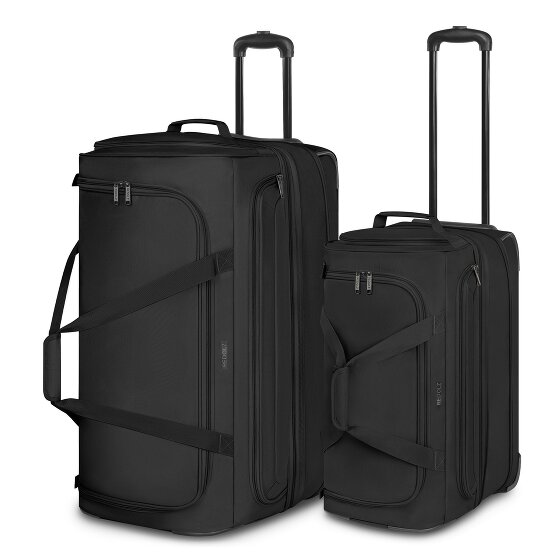 Redolz Duffle Essentials 2-wiel reistassenset 2 st. M+L met rekbare vouw