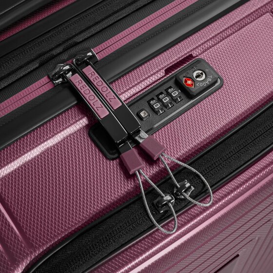 Redolz Essentials 14 4 wielen Cabinewagen S 55 cm Laptopvak met uitbreidingsplooi