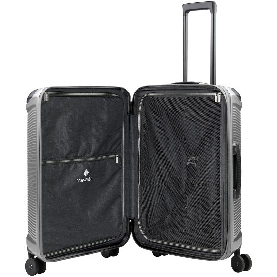 Travelite Millennium 4 wielen Trolley 67 cm met uitbreidingsplooi