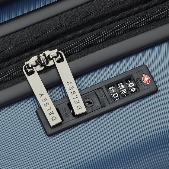 Delsey Paris Air Armour 4 wielen Kofferset 3-delig met uitbreidingsplooi