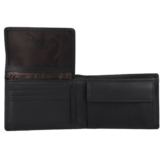 mano Don Leonardo Portemonnee RFID Leer 12 cm