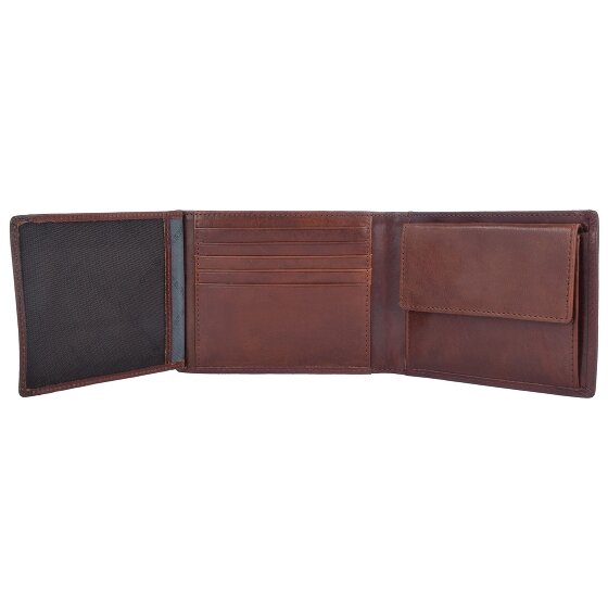 Braun Büffel Arezzo Portemonnee RFID Leer 12,5 cm