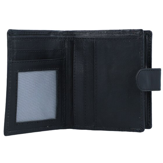 Spikes & Sparrow Portemonnee RFID Leer 8 cm