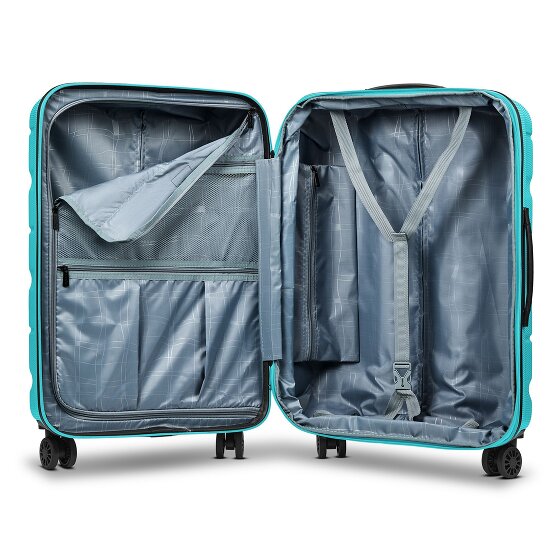 Franky Munich 4.0 4 wielen Trolley M 66 cm met uitbreidingsplooi