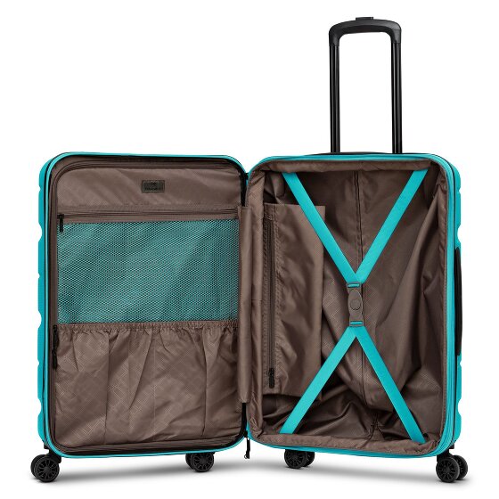 Franky Munich 4.0 4-wiel trolley M 66 cm met uitbreidingsplooi