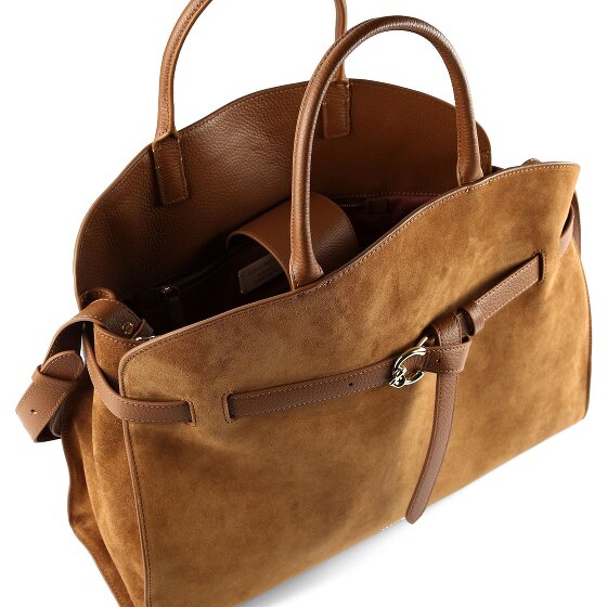 Coccinelle Sabine Suede Handtas Leer 43 cm