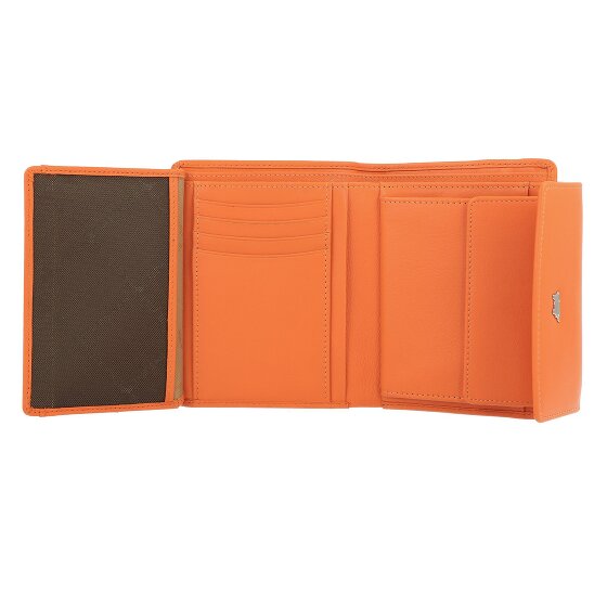 Braun Büffel Joy Portemonnee RFID-bescherming Leer 12 cm