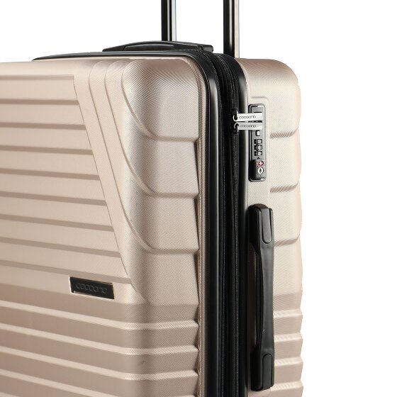 Cocoono Larnaka 4 wielen Kofferset 3-delig met uitbreidingsplooi