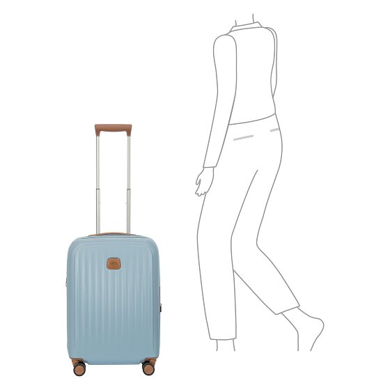 Bric's Taormina 4 wielen Trolley S 57 cm met uitbreidingsplooi