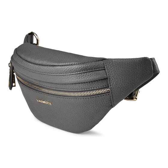 Lazarotti Bologna leer Fanny pack met dubbele rits, crossbody, leer, 25 cm