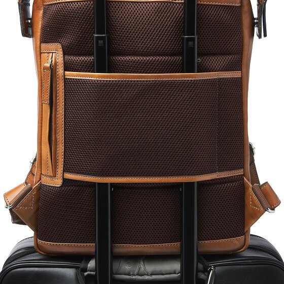 Castelijn & Beerens Laurens Dagrugzak RFID-bescherming Leer 41 cm Laptop compartiment