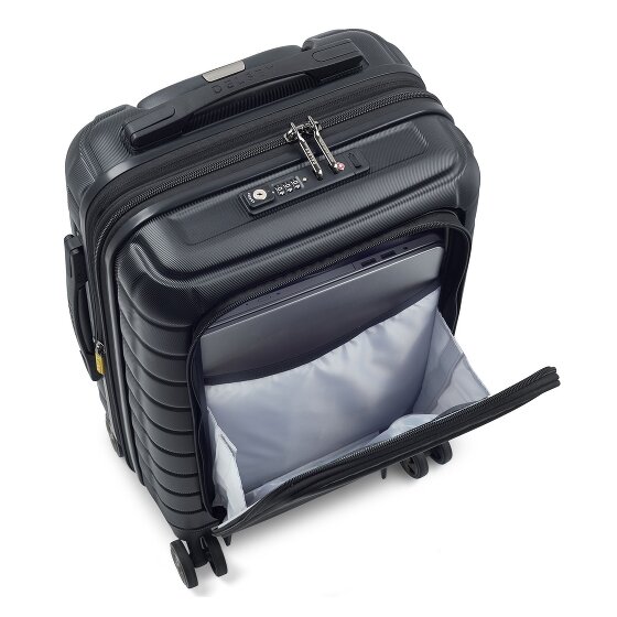 Delsey Paris Shadow 5.0 4-wiel cabine trolley 55 cm laptopvak met uitbreidingsplooi