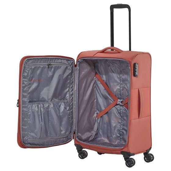 Travelite Croatia 4 wielen Kofferset 3-delig met uitbreidingsplooi