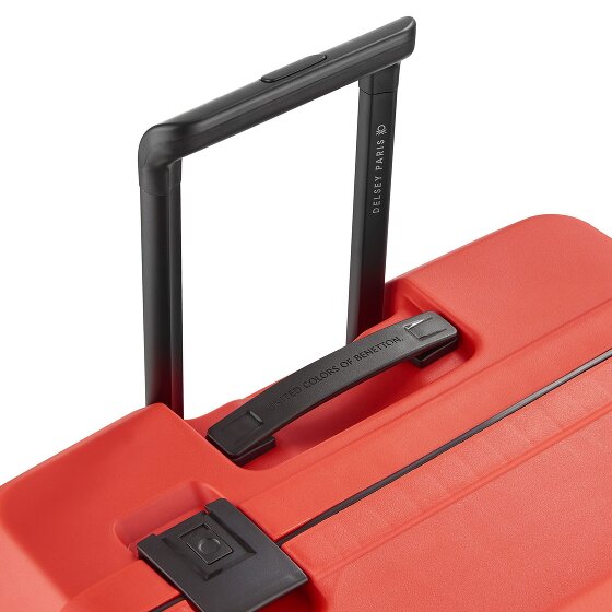 Delsey Paris x United Colors of Benetton Colour Block harde 4-wiel trolley 67 cm