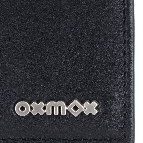 oxmox Leather Portemonnee RFID-bescherming Leder 12 cm