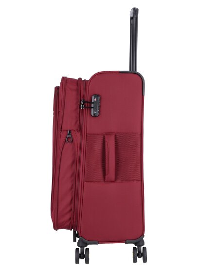 d&n Travel Line 9704 4 wielen Trolley M 68 cm met uitbreidingsplooi