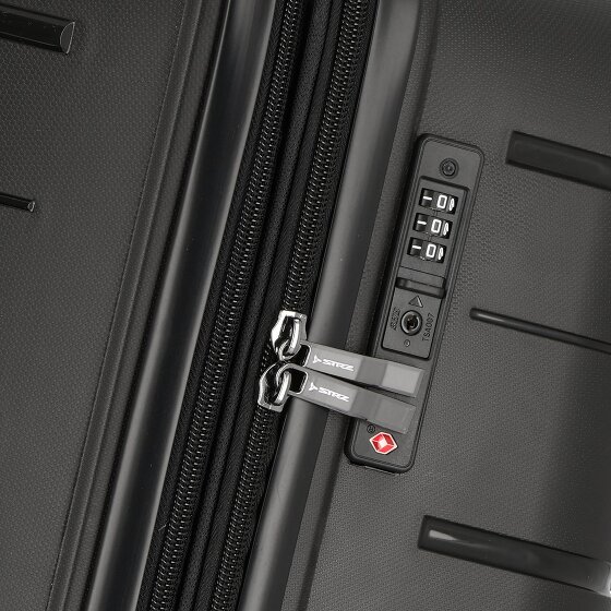 Polestream Strz by Asteroid 4 wielen Trolley L 74 cm met uitbreidingsplooi