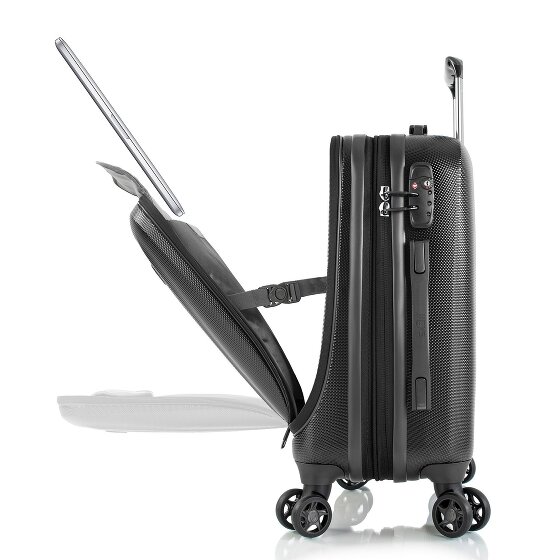 Heys Vantage 4 wielen Cabinewagen S 55 cm met uitbreidingsplooi