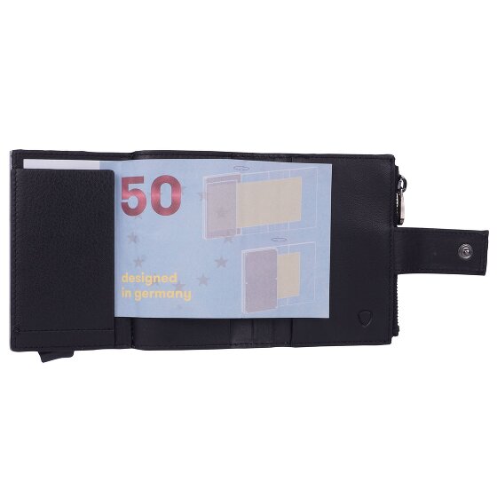 Strellson Carter C-Four Kredietkaart etui RFID-bescherming Leer 6.5 cm
