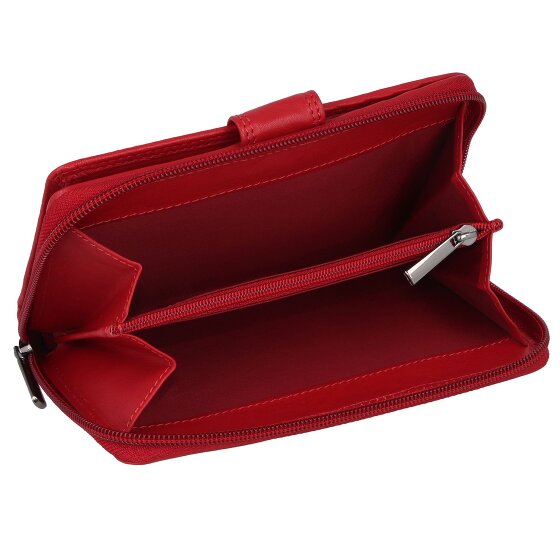 mano Donna Giulia Leren Portemonnee 10,5 cm