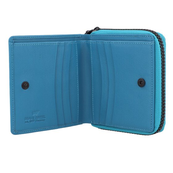 Braun Büffel Capri Portemonnee RFID-bescherming Leer 11 cm