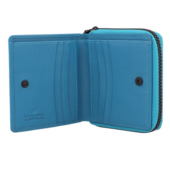 Braun Büffel Capri Portemonnee RFID-bescherming Leer 11 cm