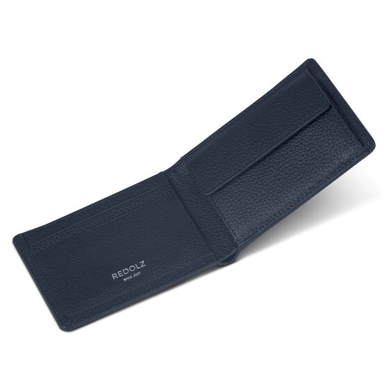 Redolz Leather Essentials QF kleine portemonnee RFID leer 10,5 cm