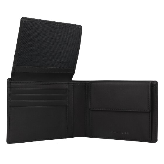 Piquadro Woody Portemonnee RFID-bescherming Leer 13 cm