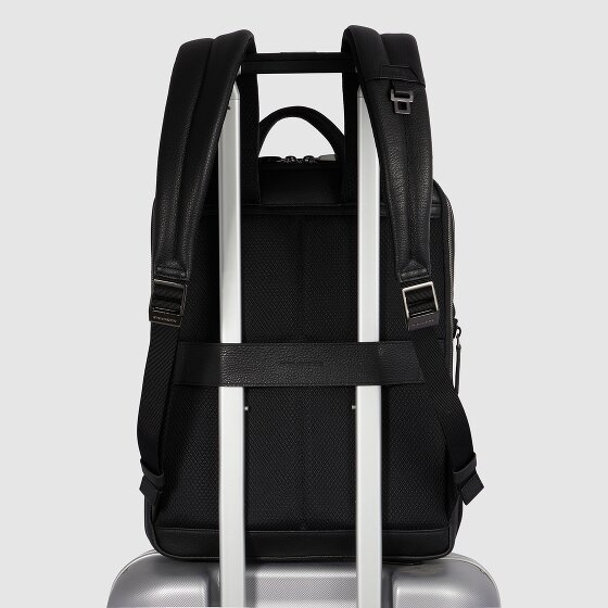 Piquadro Modus Dagrugzak Leder 37 cm Laptopvak