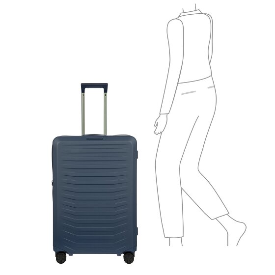 Porsche Design Roadster 4 wielen Trolley L 75 cm met uitbreidingsplooi
