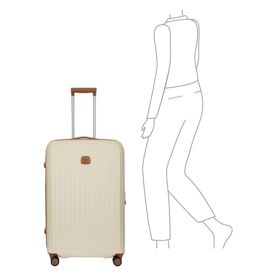 Bric's Taormina 4 wielen Trolley 75 cm met uitbreidingsplooi