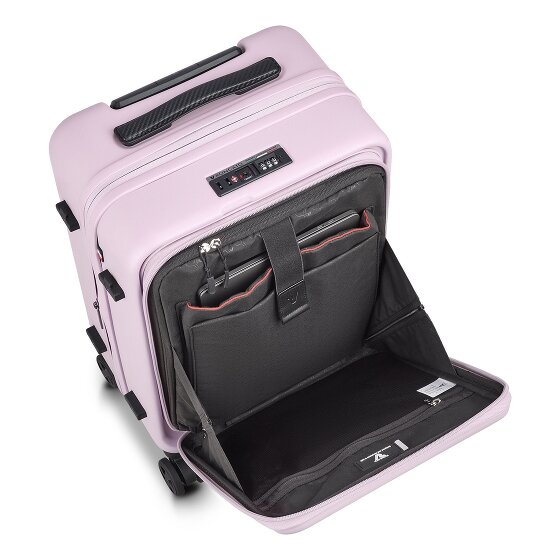 Roncato Florence 4-wiel cabine trolley 55 cm met uitklapbaar laptop compartiment